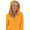 Schlafoverall (Fleece) CREAMSICKLE mit Kapuze